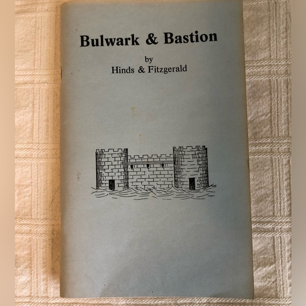 Vintage Book Soft cover Bulwark & Bastion Book by Hinds & Fitzgerald